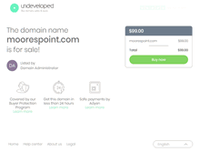 Tablet Screenshot of moorespoint.com